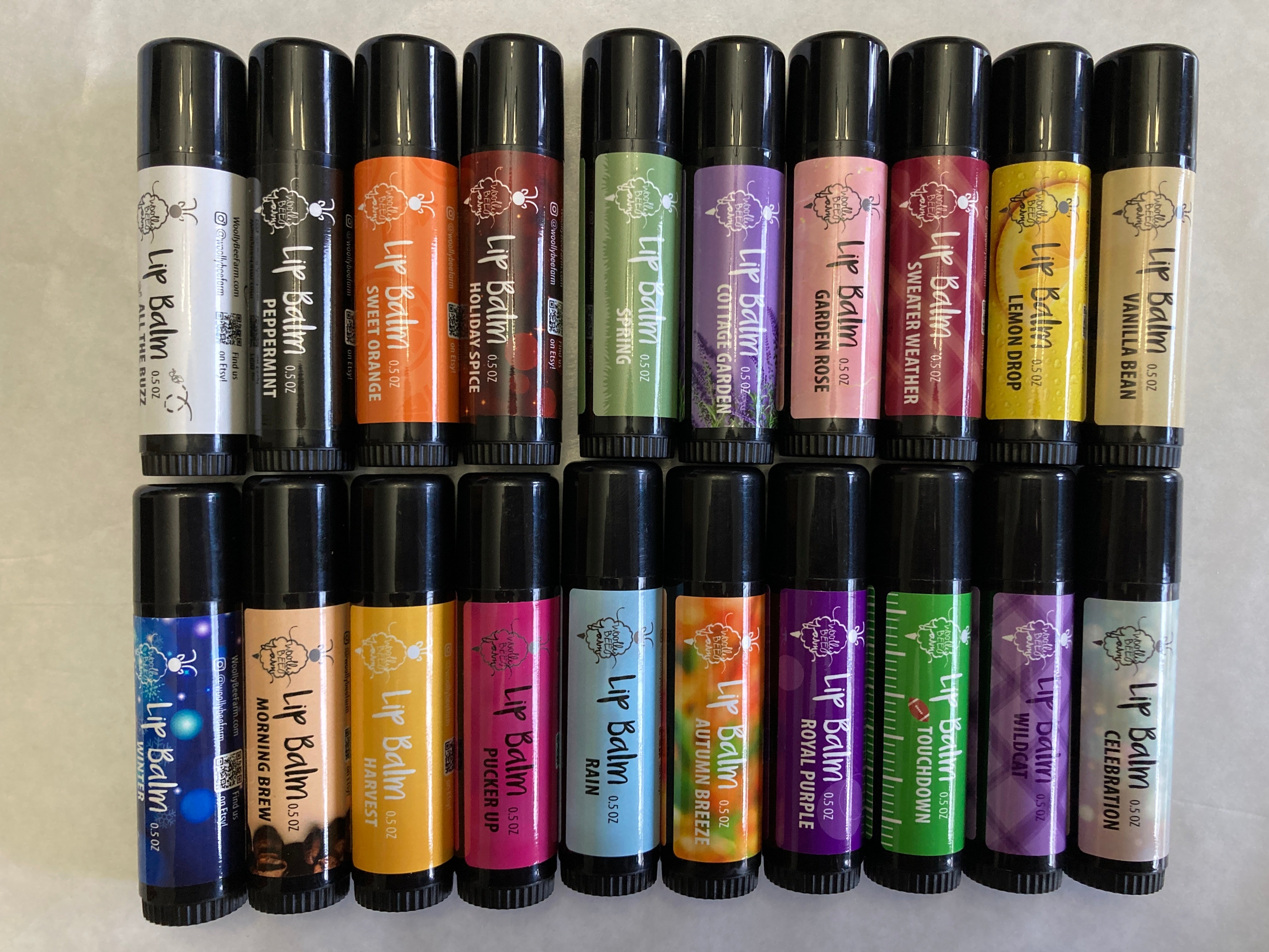 Natural Lip Balm - 0.5 oz – Woolly Bee Farm