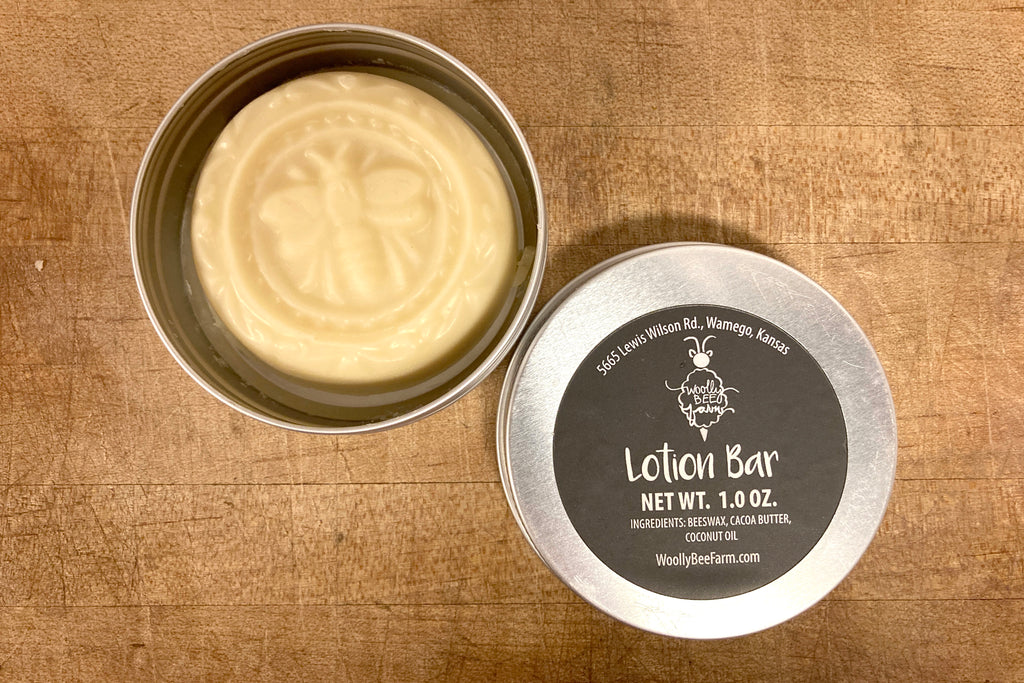 Natural Beeswax Lotion Bar - 1 oz.