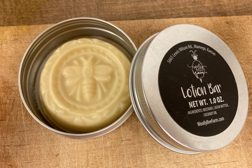 Natural Beeswax Lotion Bar - 1 oz.